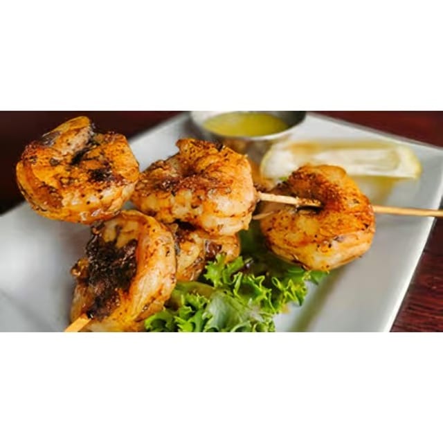 Shrimp Skewers.
