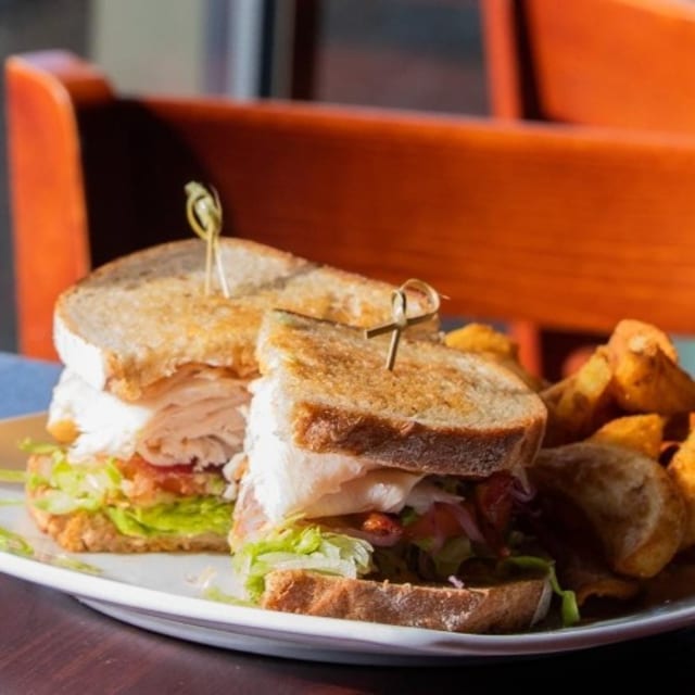 Turkey Bacon Avocado Sandwich.